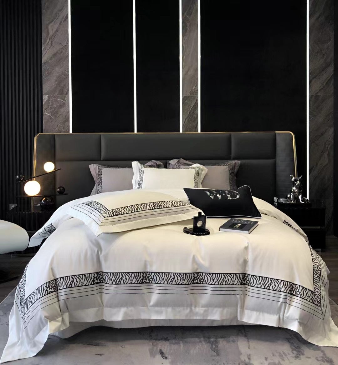 ZEBRA LUXE BEDDING SET